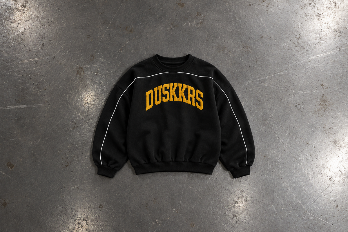 Black Yellow Sweatshirt